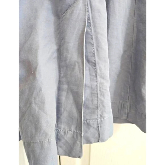 Cabi Women's Small Blue Trenchcoat Belted Classy Casual Everyday - Picture 6 of 8